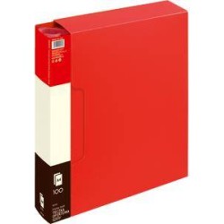 ALBUM OFERTOWY A4 GRAND 9010 120-1205 CZERWONY PVC 100 KIESZENI