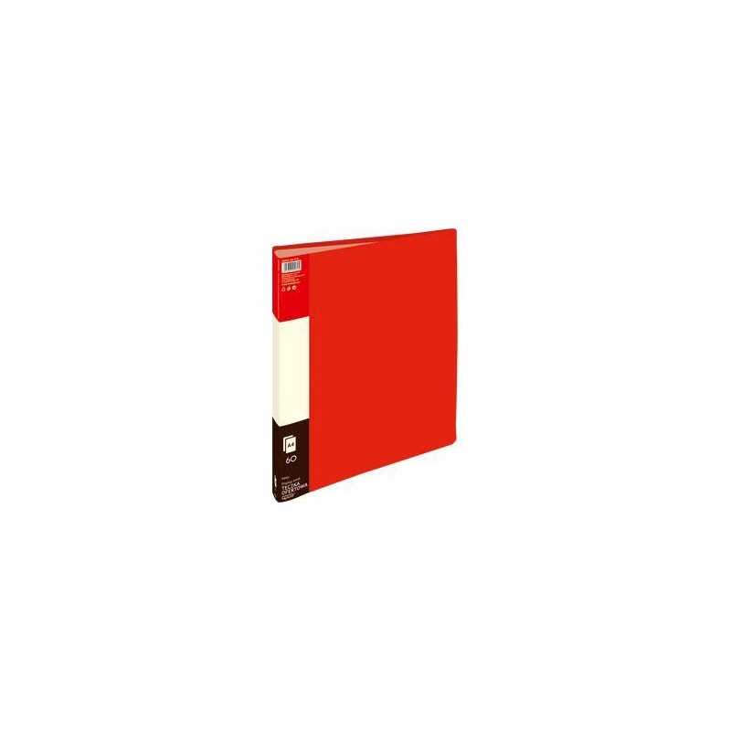 ALBUM OFERTOWY A4 GRAND 9006 120-1210 CZERWONY PVC 60 KIESZENI