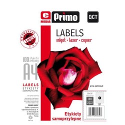 ETYKIETY SAMOPRZYLEPNE 48.5X25.4MM EPRIMO QCT E86132-QCT BIAŁE 100ARK*40SZT