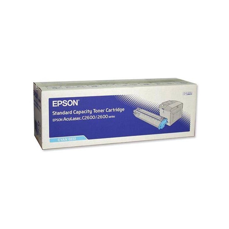 TONER ORYGINALNY EPSON C13S050232 CYAN 2000 STRON