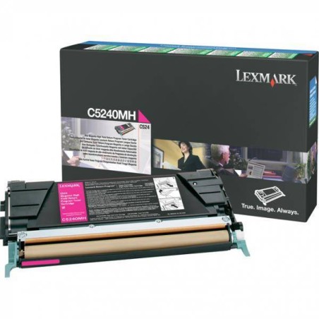 TONER ORYGINALNY LEXMARK C5240MH MAGENTA 5000 STRON