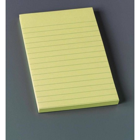 KARTECZKI SAMOPRZYLEPNE  102X152MM 3M POST-IT®  660 ŻÓŁTE W LINIE 100 KART