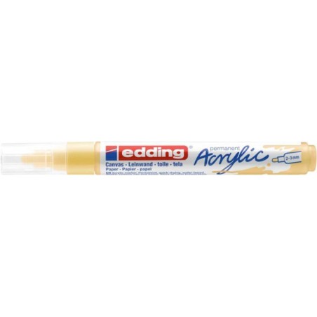 MARKER AKRYLOWY  EDDING 5100 MATOWY ŻÓŁTY PASTEL 2-3 MM