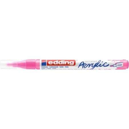 MARKER AKRYLOWY  EDDING 5300 RÓŻOWY NEONOWY 1-2 MM