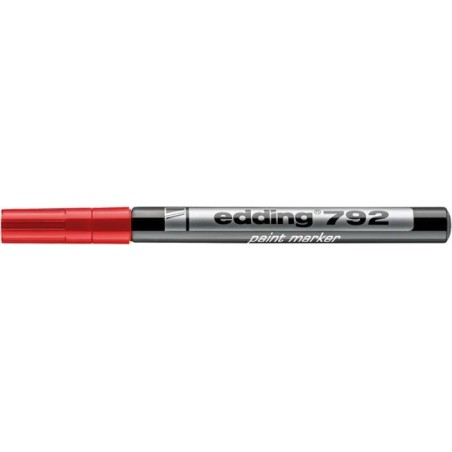 MARKER OLEJOWY EDDING 792 CZERWONY 0.8MM