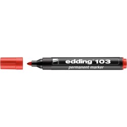 MARKER PERMANENTNY EDDING 103 CZERWONY 1.5-3MM