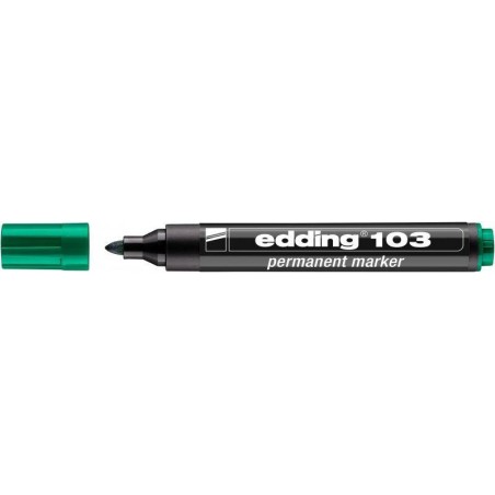 MARKER PERMANENTNY EDDING 103 ZIELONY 1.5-3MM