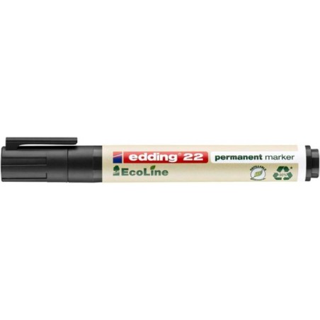 MARKER PERMANENTNY EDDING ECOLINE 22 CZARNY 1-5MM