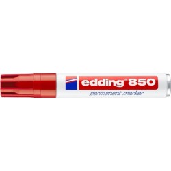 MARKER PERMANENTNY EDDING 850 CZERWONY 5-15 MM