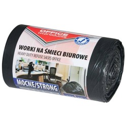 WORKI NA ŚMIECI LDPE OFFICE PRODUCTS CZARNE 35L 50SZT.