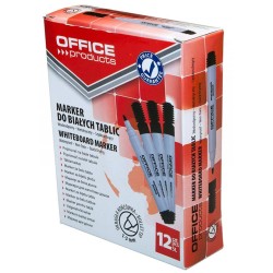 MARKER SUCHOŚCIERALNY OFFICE PRODUCTS CZARNY OKRĄGŁA 1-3MM