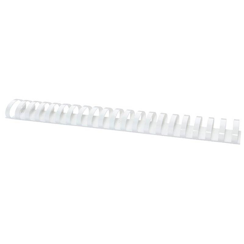 GRZBIET PLASTIKOWY 45MM (440 KARTEK) OFFICE PRODUCTS BIAŁY 50 SZT.