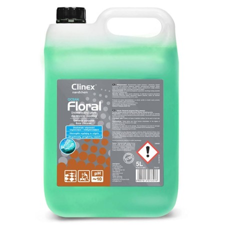 UNIWERSALNY PŁYN DO MYCIA PODŁÓG CLINEX FLORAL OCEAN 5L