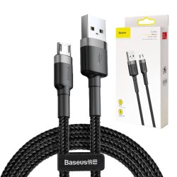 KABEL USB DO MICRO USB BASEUS CAFULE 2A 3M (CZARNO-SZARY)