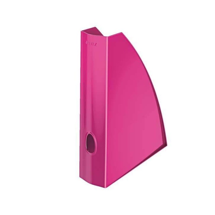 POJEMNIK NA CZASOPISMA&KATALOGI LEITZ WOW 60MM 52771023 RÓŻOWY METALICZNY