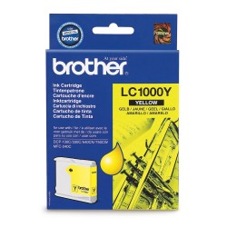 TUSZ ORYGINALNY BROTHER LC1000Y YELLOW 400 STRON PO TERMINIE