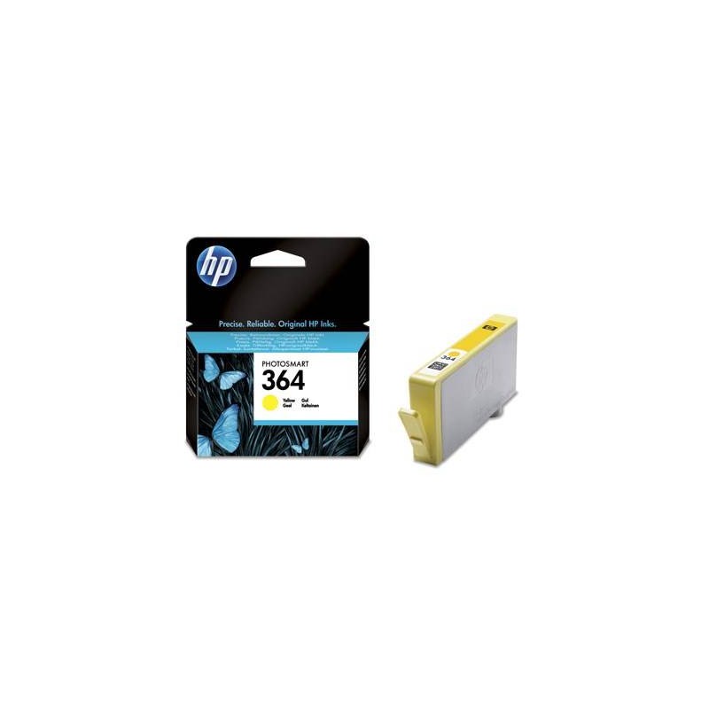 TUSZ ORYGINALNY HP364 CB320EE YELLOW 3 ML PO TERMINIE