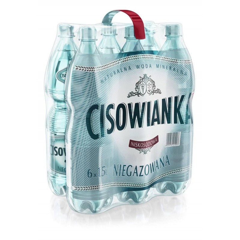 WODA NIEGAZOWANA BUTELKA PLASTIKOWA CISOWIANKA 1,5L