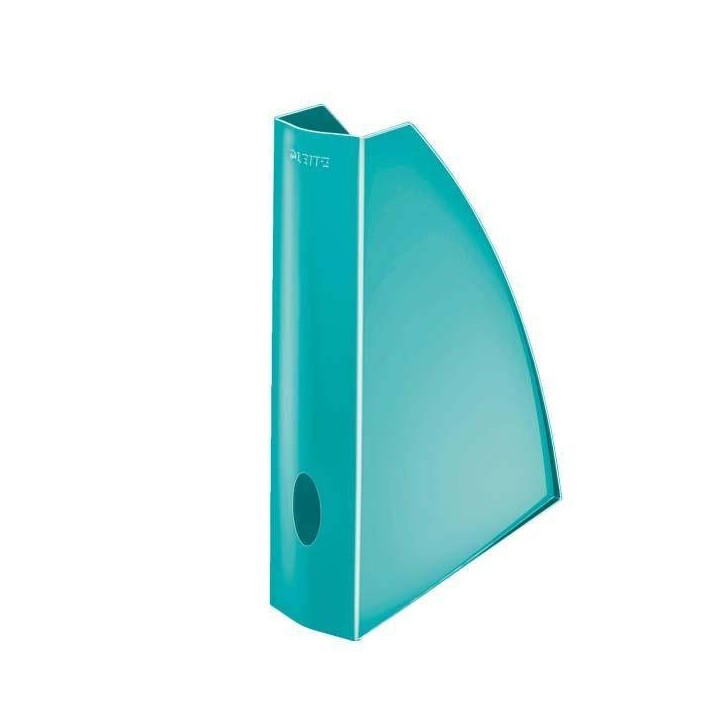 POJEMNIK NA CZASOPISMA&KATALOGI LEITZ WOW 60MM 52771051 TURKUSOWY METALICZNY