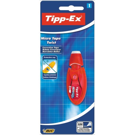 KOREKTOR W TAŚMIE 5MMX8M TIPP-EX MICRO TAPE TWIST 8705001 BLISTER