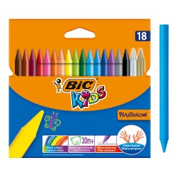 KREDKI ŚWIECOWE BIC KIDS PLASTIDECOR 8297711 MIX*18