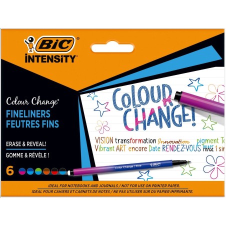 CIENKOPIS ZMENIAJĄCY KOLOR BIC INTENSITY COLOR CEL1012091 MIX*6 0.8MM 6SZT