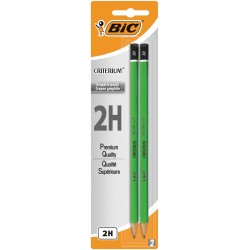 OŁÓWEK OSTRZONY SZEŚCIOKĄTNY BIC CRITERIUM 550 2H 861127 2H BLISTER 2SZT