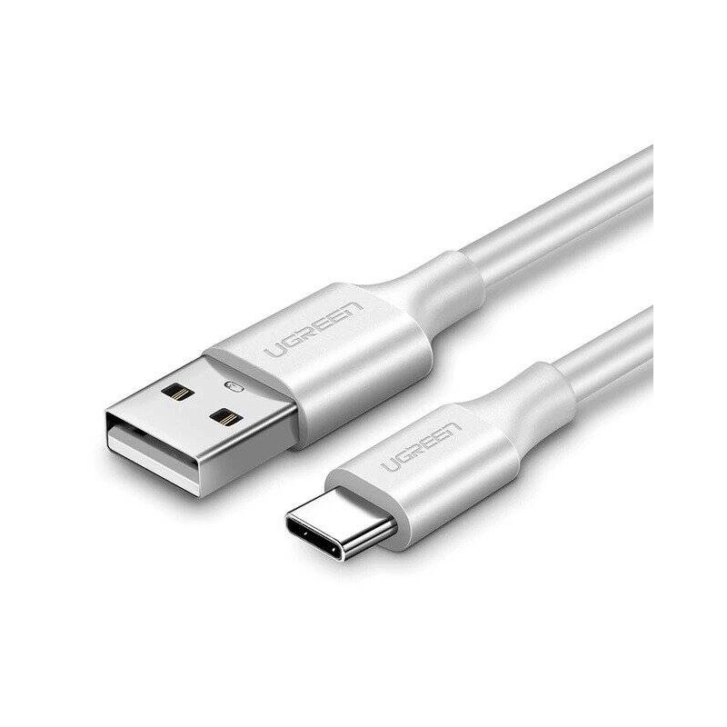 KABEL USB DO USB-C QC3.0 UGREEN US287 0.5M (BIAŁY)