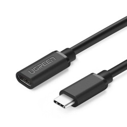 PRZEDŁUŻAJĄCY KABEL USB-C 3.1 UGREEN	ED008, 4K, 60W, 0,5M (CZARNY)