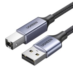 KABEL USB 2.0 A DO B UGREEN 	US369 , 5M (CZARNY)