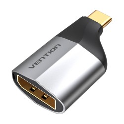 ADAPTER USB-C MĘSKI DO DISPLAYPORT ŻEŃSKI VENTION TCCH0 4K 60HZ (CZARNY)