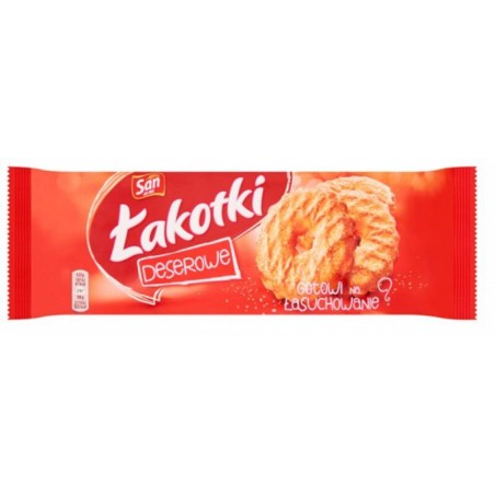 CIASTKA ŁAKOTKI Z CUKREM SAN 168G