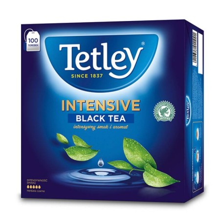 HERBATA TETLEY INTENSIVE BLACK 100 TOREBEK