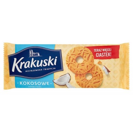 CIASTKA KRAKUSKI KOKOSOWE 163G