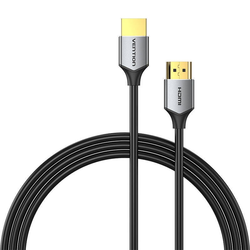 ULTRA CIENKI KABEL HDMI VENTION ALEHF 1M 4K 60HZ (SZARY)