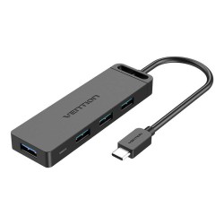 HUB 5W1 Z 4 PORTAMI USB 3.0 I KABLEM USB-C VENTION TGKBF 1M