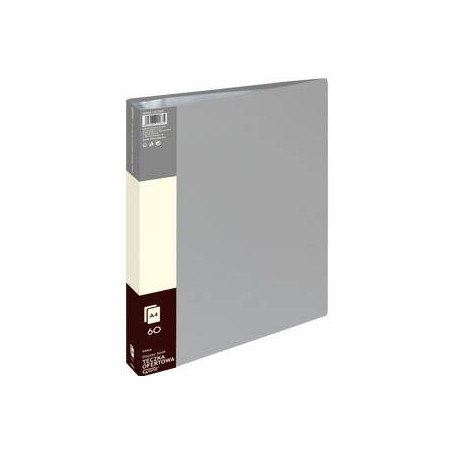 ALBUM OFERTOWY A4 GRAND 9006 120-1826 SZARY PVC 60 KIESZENI