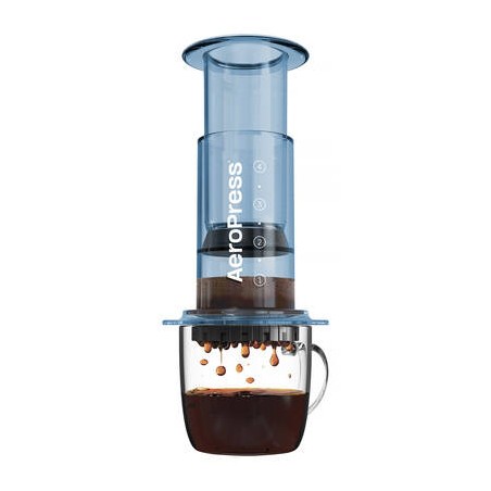 AEROPRESS CLEAR BLUE - ZAPARZACZ DO KAWY NIEBIESKI