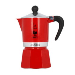 KAWIARKA BIALETTI RAINBOW 3TZ CZERWONA