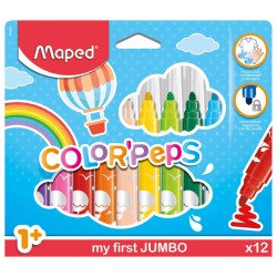 FLAMASTRY MAPED JUMBO COLORPEPS EARLY AGE 12 SZT