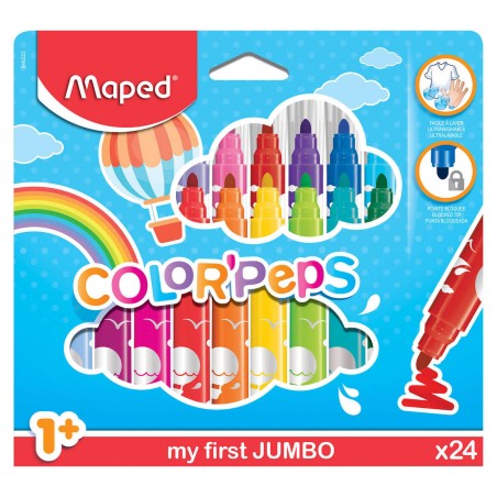 FLAMASTRY MAPED JUMBO COLORPEPS EARLY AGE 24 SZT