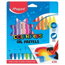 KREDKI MAPED COLORPEPS PASTELE OLEJNE 24 SZT