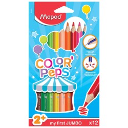 KREDKI MAPED JUMBO COLORPEPS EARLY AGE TRÓJKĄTNE 12 SZT