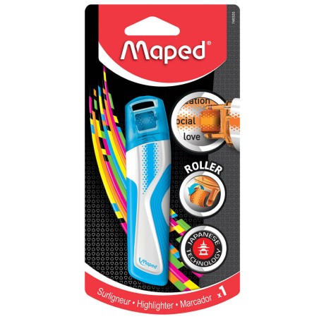 ZAKREŚLACZ MAPED ROLLER FLUO PEPS NIEBIESKI BLISTER