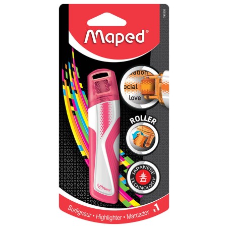 ZAKREŚLACZ MAPED ROLLER FLUO PEPS RÓŻOWY BLISTER