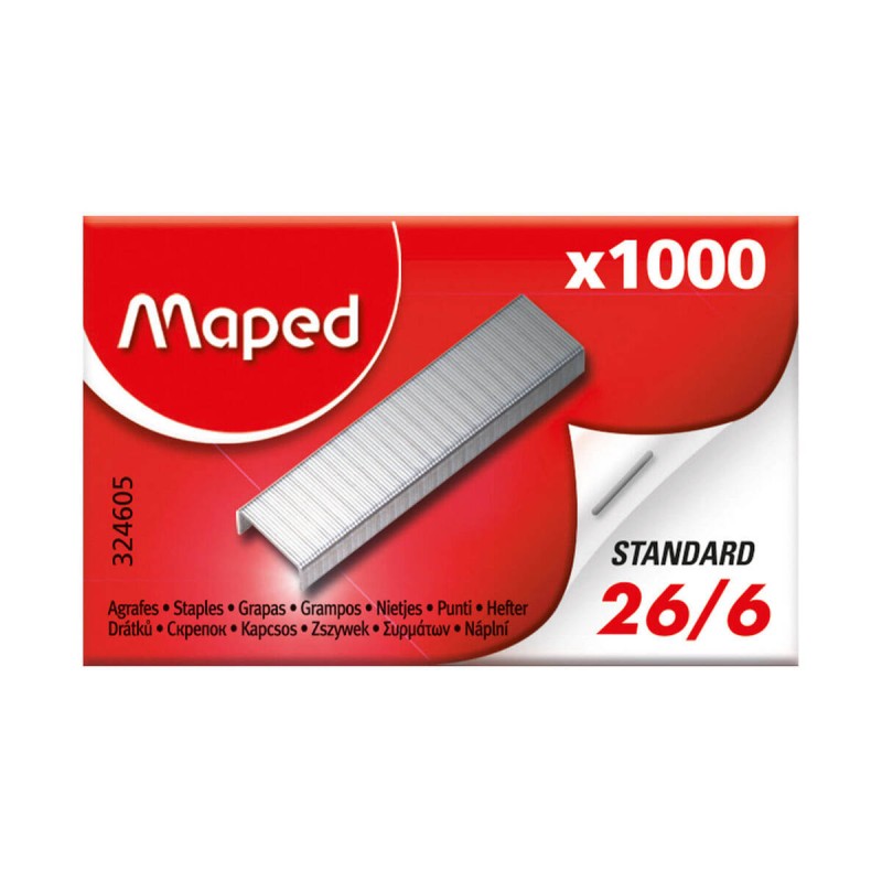 ZSZYWKI MAPED 26/6 1000 SZT