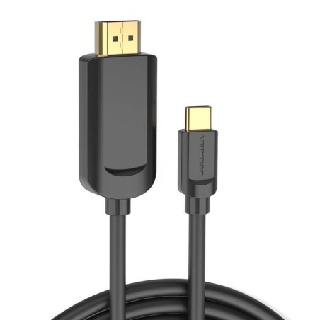 KABEL USB-C DO HDMI 1.4 VENTION CGUBG 4K 30HZ 1,5M (CZARNY)