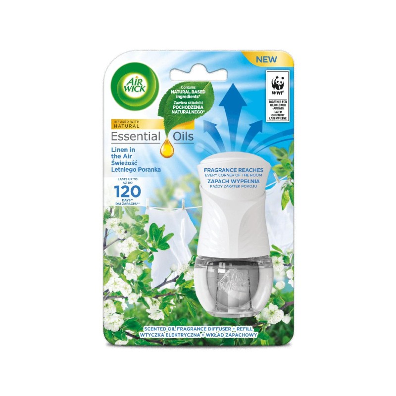 WKŁAD DO ODŚWIEŻACZA AIR WICK ELECTRIC LETNI PORANEK 19ML