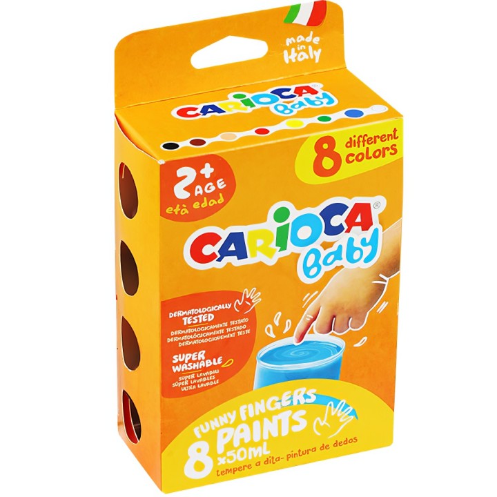 Farby CARIOCA tempery do malowania palcami