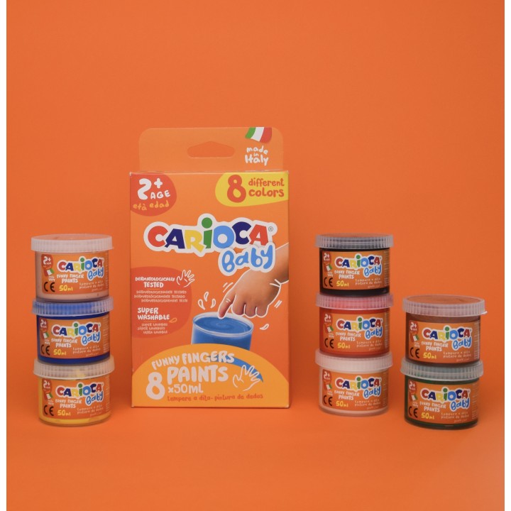Farby CARIOCA tempery do malowania palcami